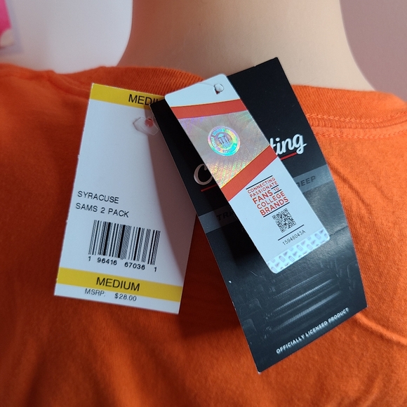 Men's Syracuse University Orange T-shirt Size Medium - Picture 4 of 7